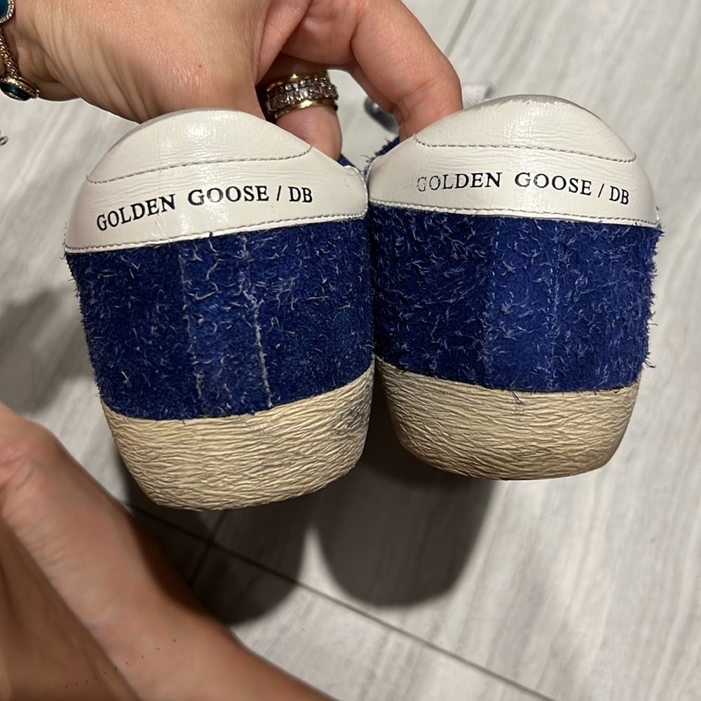 Golden goose blue/white sneakers - Picture 4 of 7